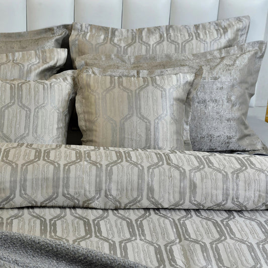 8 PCS DUVET COVER SET CHARCOAL-25