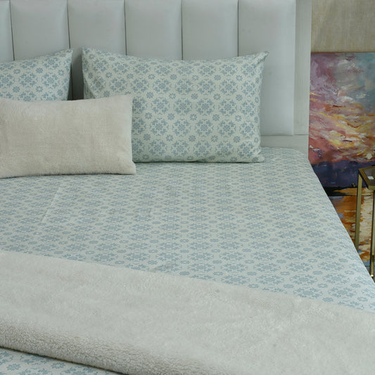 BED SHEET SHEET VERSION ICE BLUE-25N