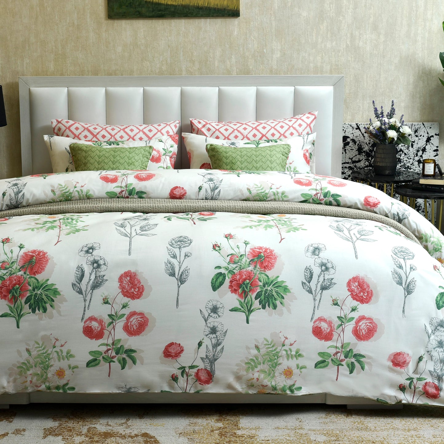 QUILT COVER ROSES-26-SL
