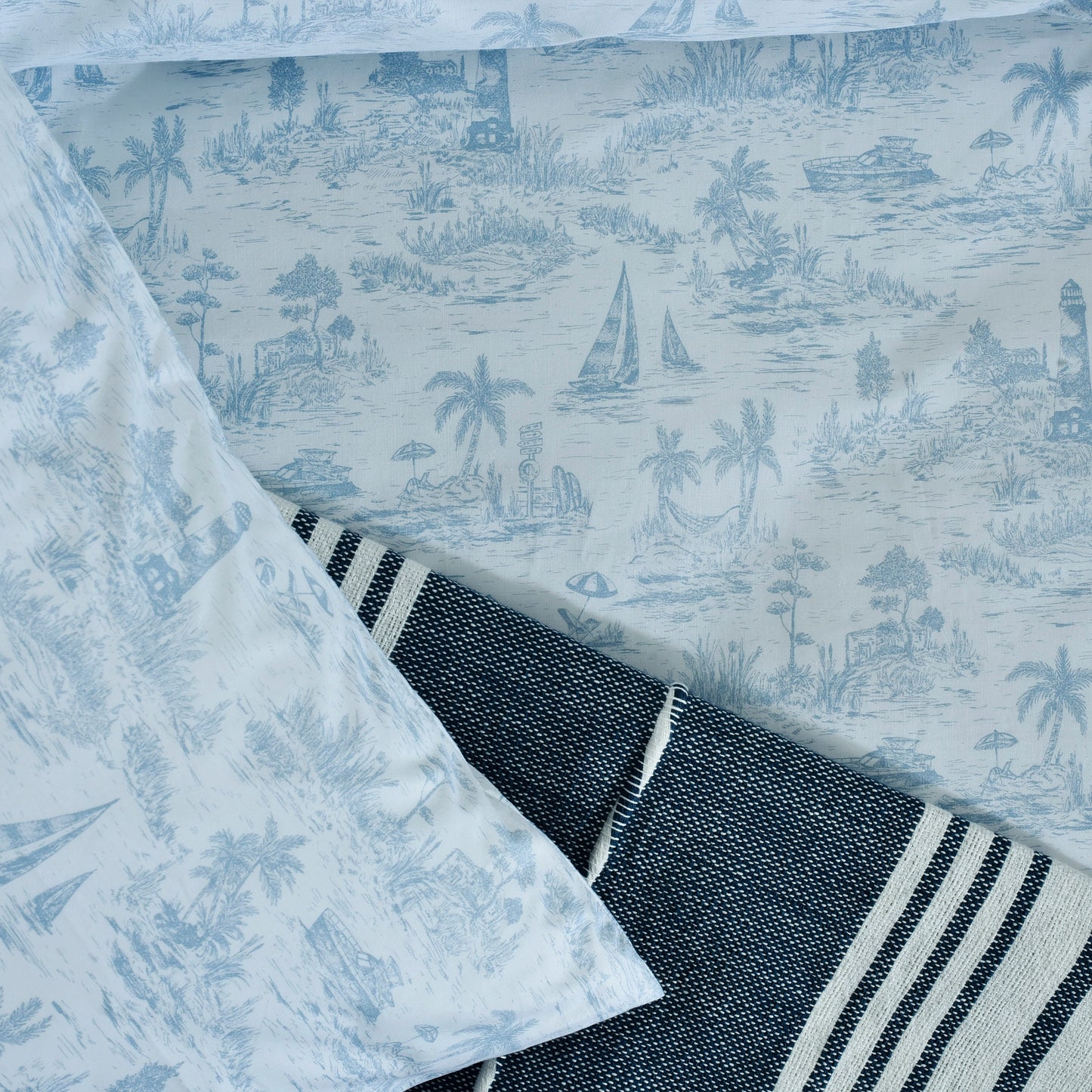 6 PCS DUVET COVER SET NAUTICA (WP)