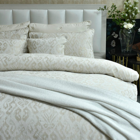 8 PCS DUVET COVER SET VICTORIA BEIGE