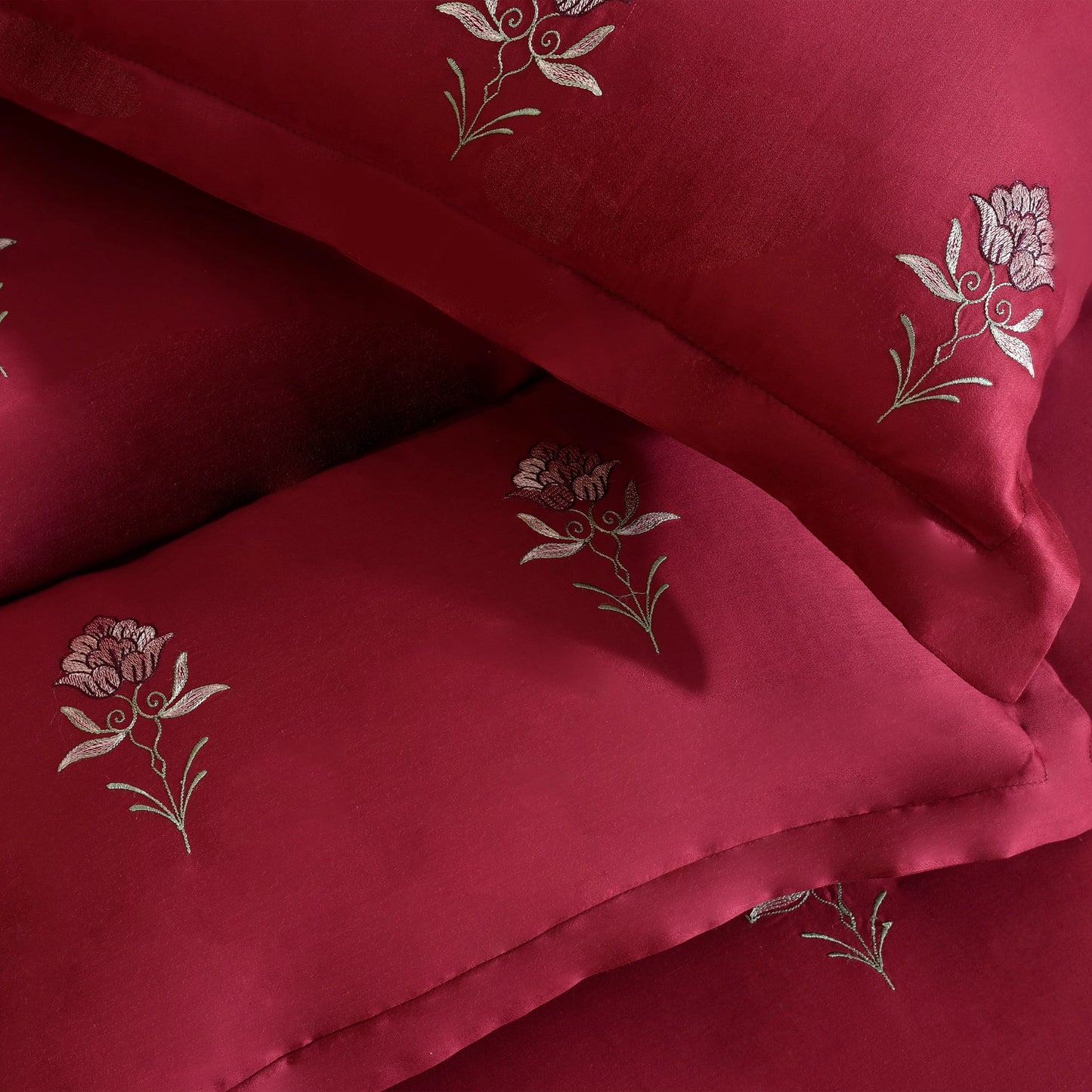 8 PCS COMFORTER SET KING PINK FOLD