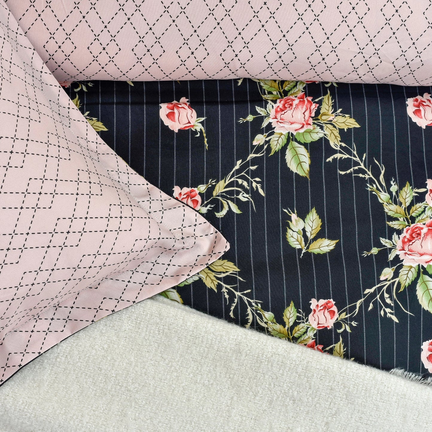 QUILT COVER DAIMOND FLORA-26N