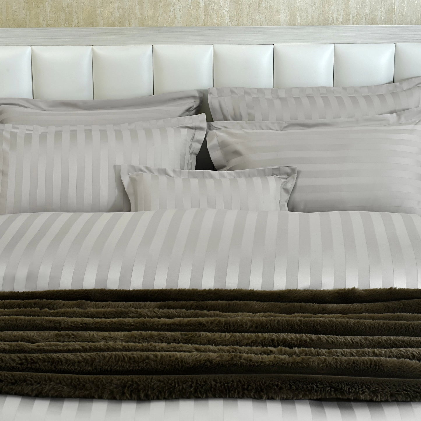 7 PCS DUVET COVER SET GREY DREAMY-25WP