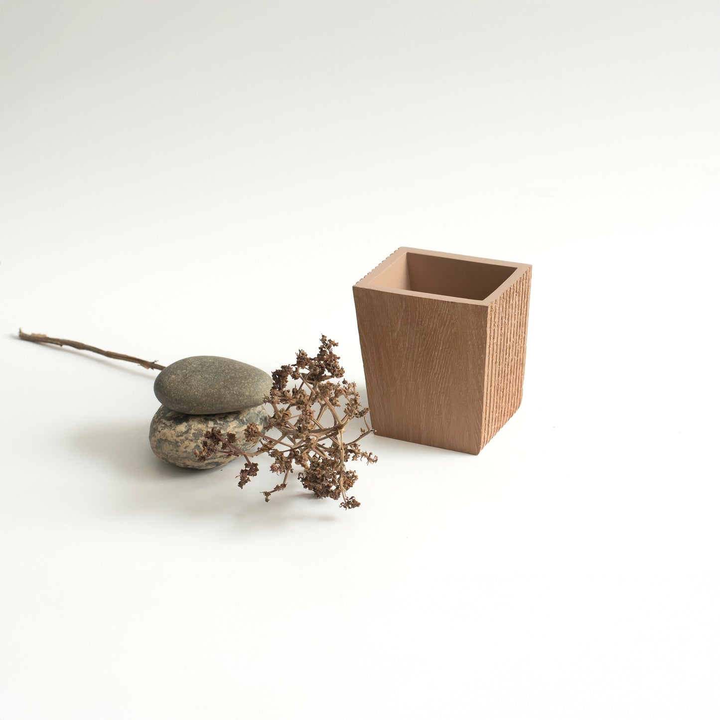 BRUSH HOLDER BROWN - SKYTU-013