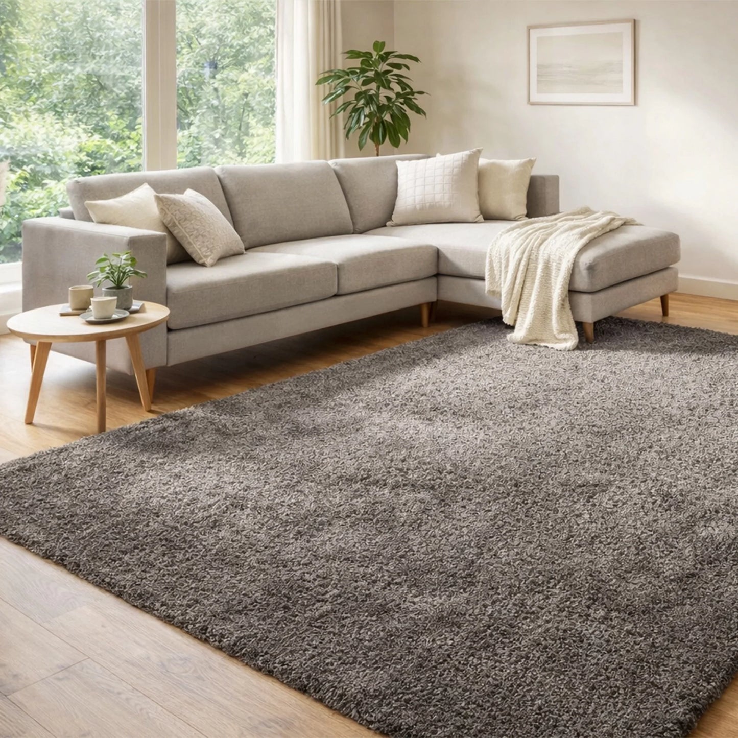 SHAGGY RUG GREY