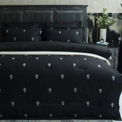 6 PCS COMFORTER SET MONOCHROME-26