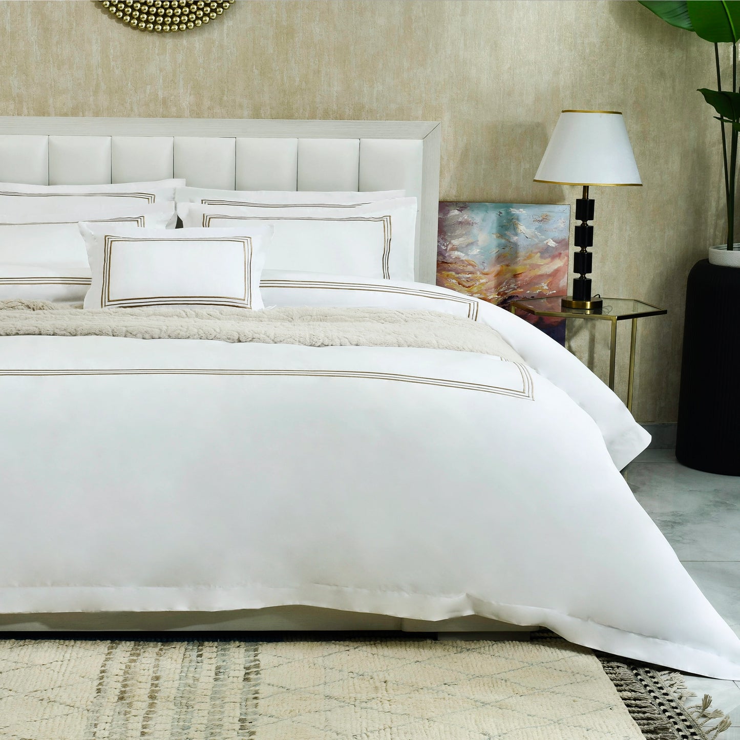 7 PCS DUVET COVER SET AMBER (WP-SL)