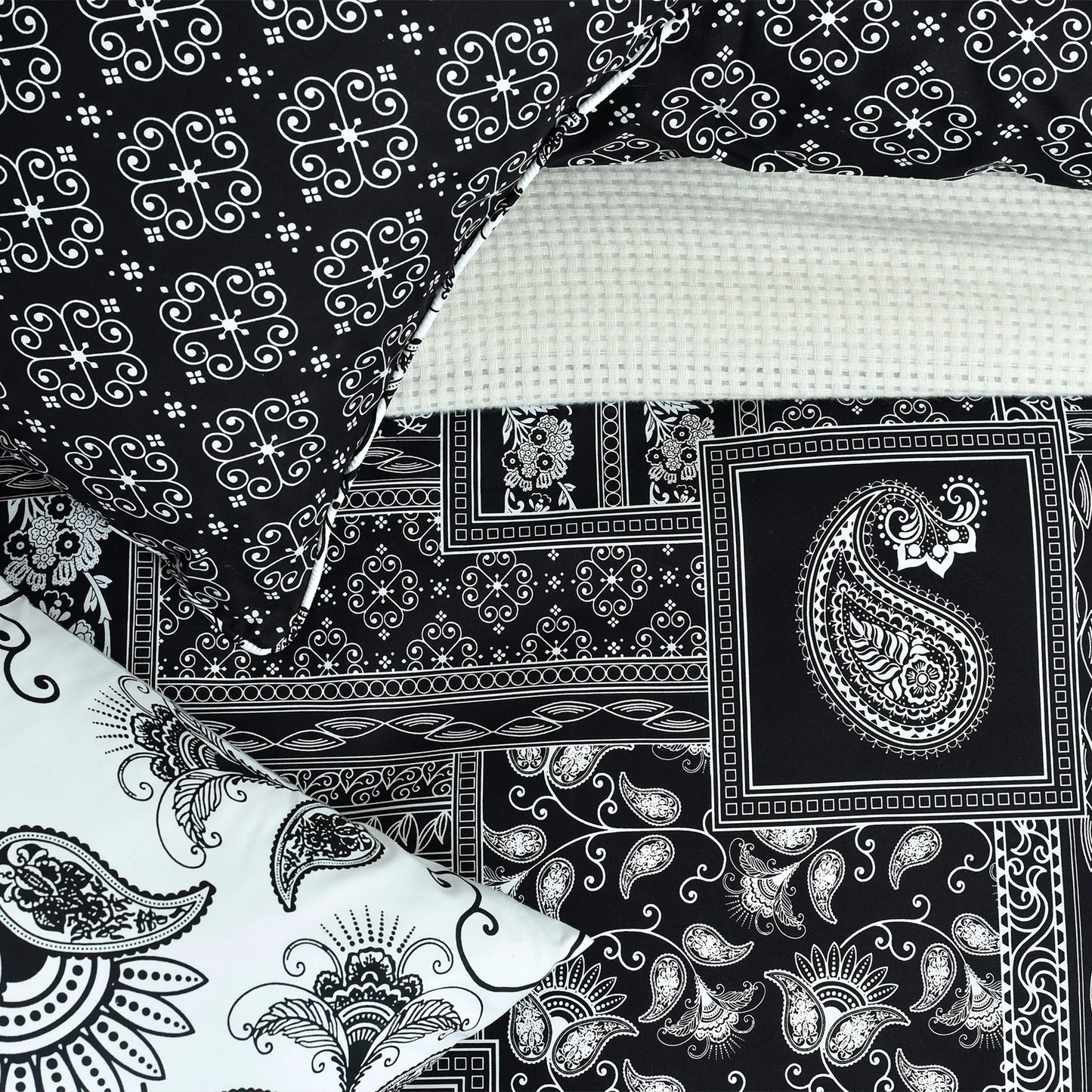 6 PCS COMFORTER BLOCK PRINT-26-SL