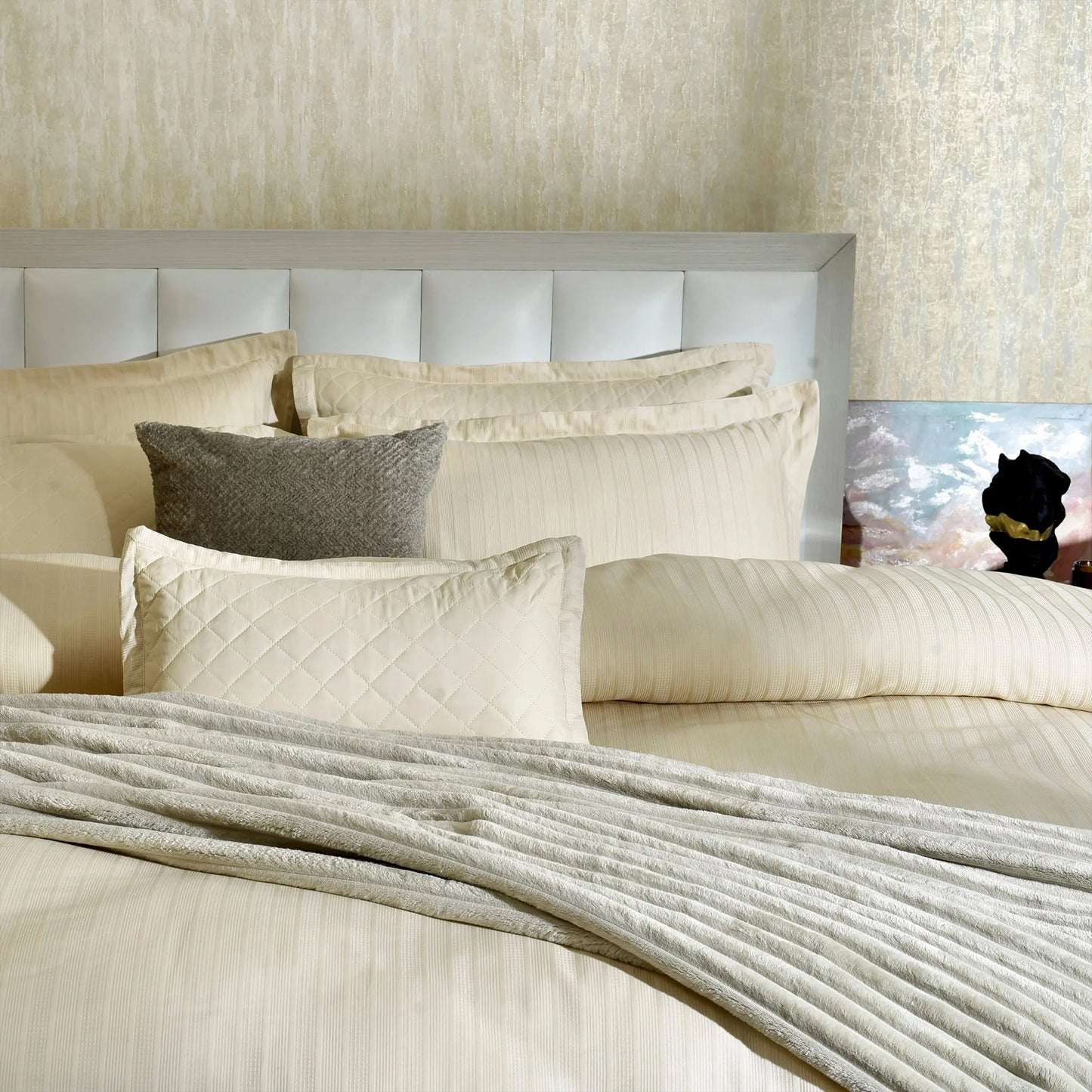 7 PCS DUVET COVER SET RAISIN