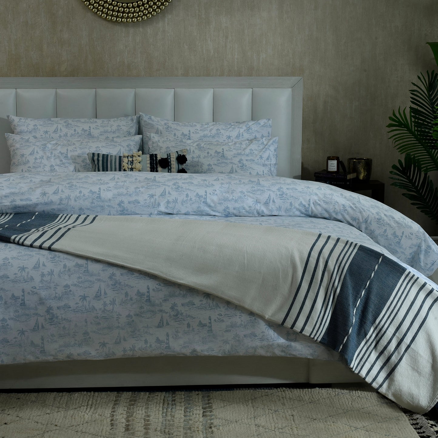 6 PCS DUVET COVER SET NAUTICA (WP)