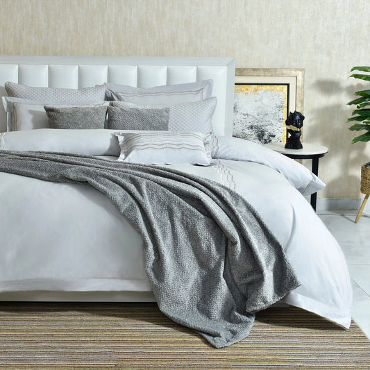 7 PCS DUVET COVER SET PEARL GREY-25