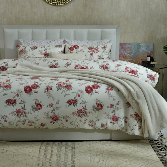 6 PCS DUVET COVER SET KING FLORA-WP