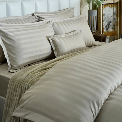 7 PCS DUVET COVER SET BIEGE DREAMY-25WP