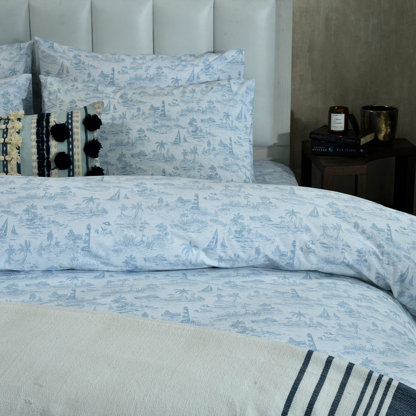 6 PCS DUVET COVER SET NAUTICA (WP)