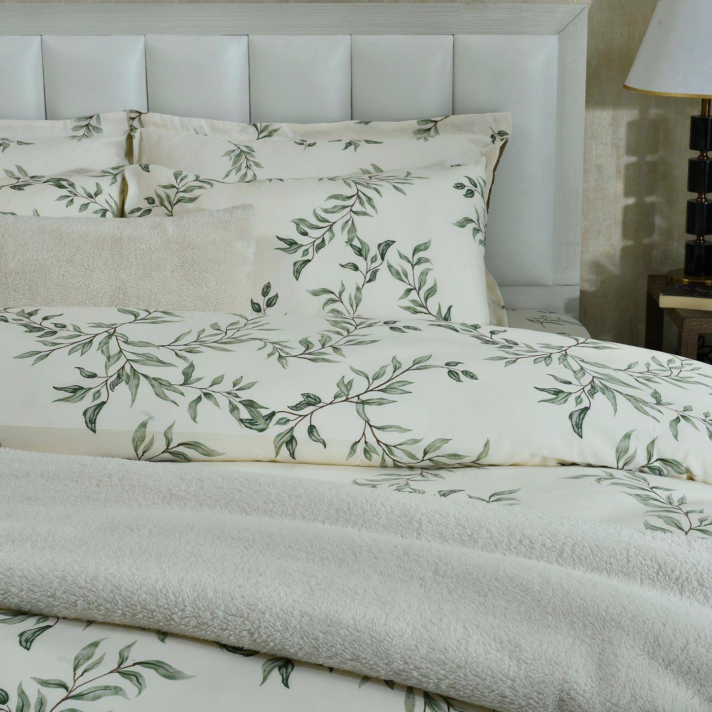6 PCS COMFORTER SET LEAVES-25N