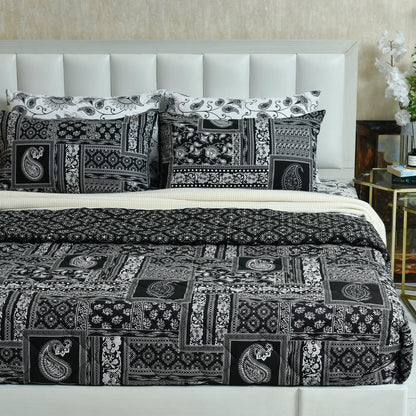 3 PCS BED SPREAD DOUBLE BLOCK PRINT-26-SL