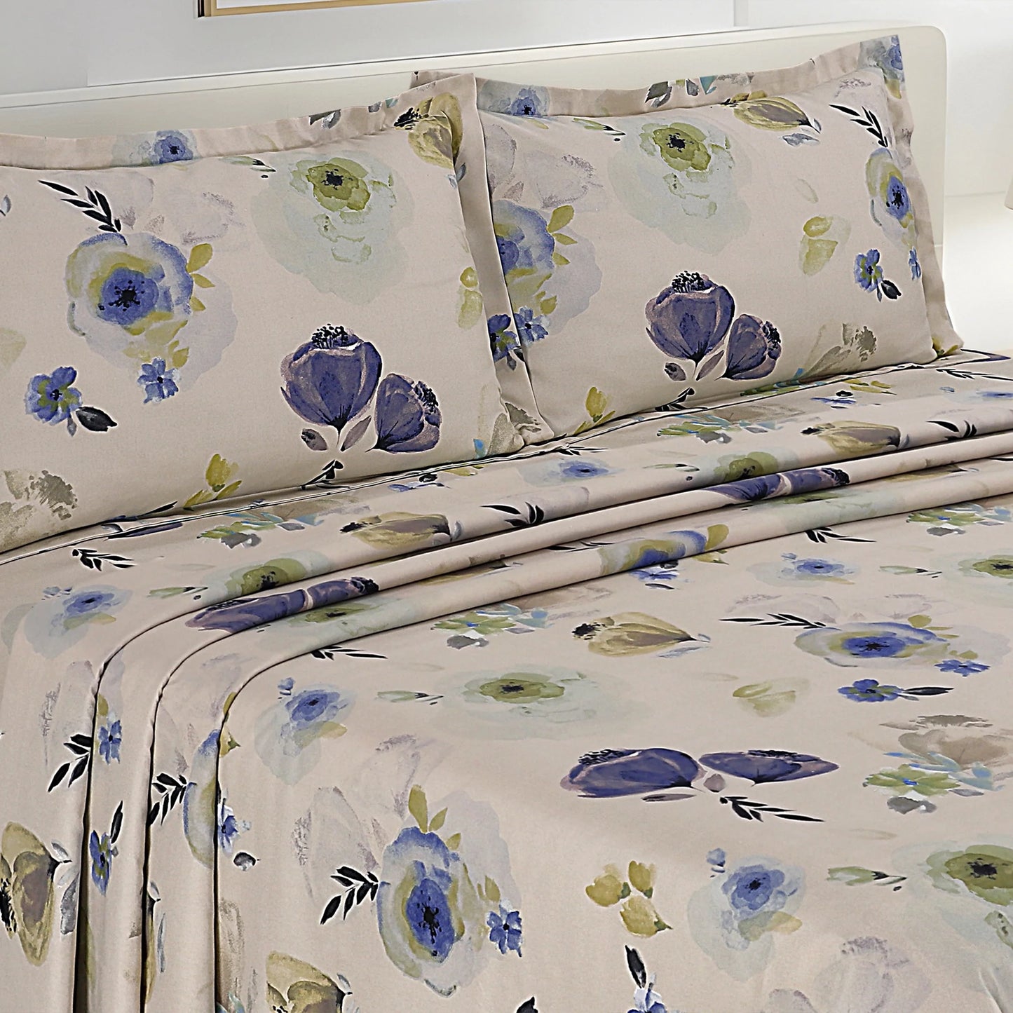 PILLOW COVERS BLUE GARDEN-26N