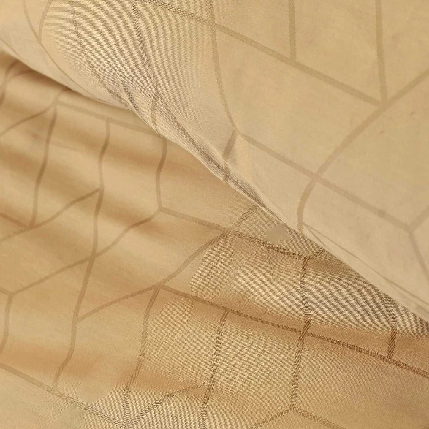 7 PCS DUVET COVER SET BUTTER-25N