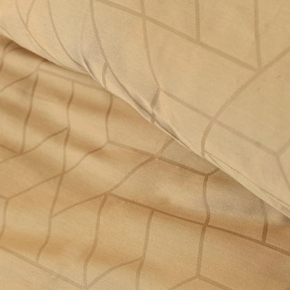 7 PCS DUVET COVER SET BUTTER-25N