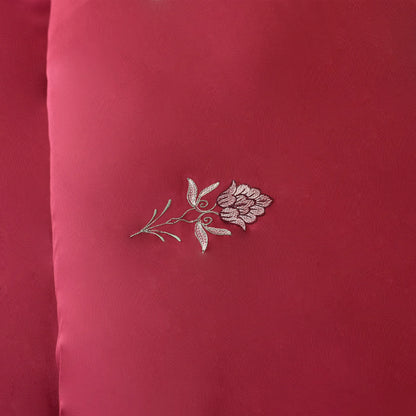 8 PCS COMFORTER SET KING PINK FOLD