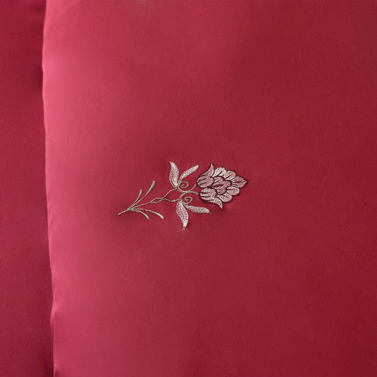 8 PCS COMFORTER SET KING PINK FOLD