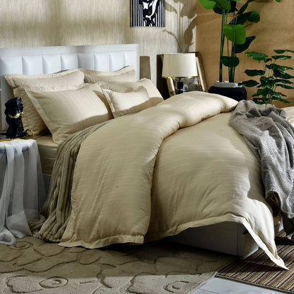7 PCS DUVET COVER SET RAISIN