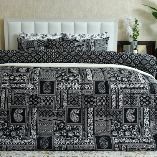 6 PCS COMFORTER BLOCK PRINT-26-SL