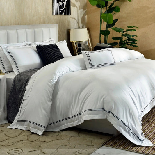 6 PCS DUVET COVER SET GREY BRATTA NOVA-25N