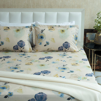 BED SHEET MAIN VERSION BLUE GARDEN-26N