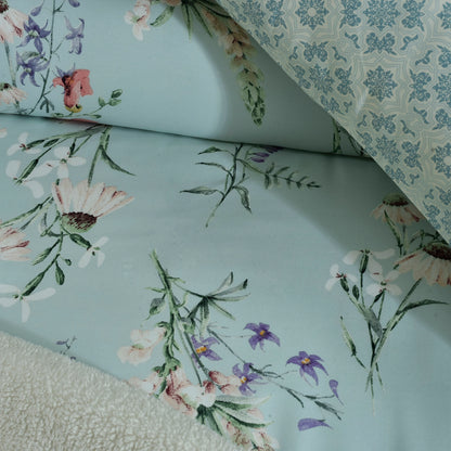 6 PCS COMFORTER SET ICE BLUE-25N