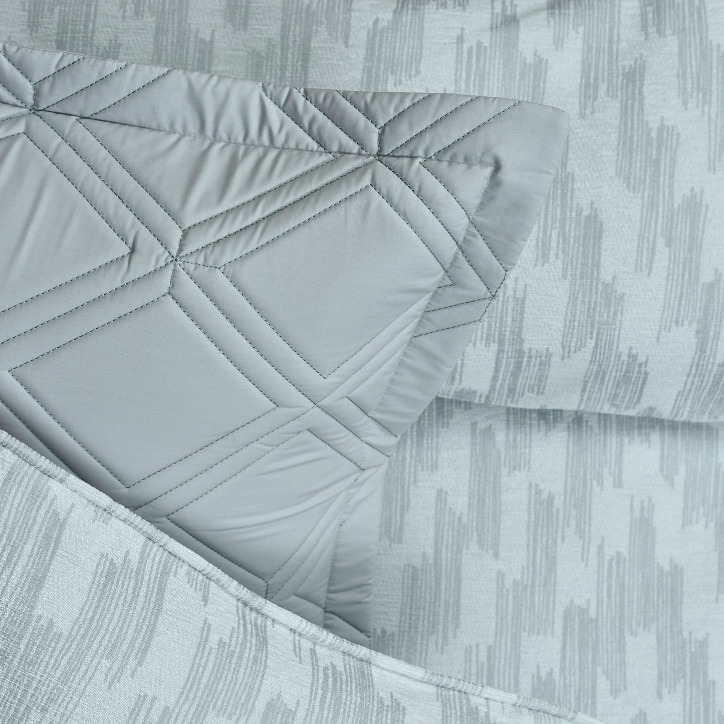 8 PCS DUVET COVER SET GRANDIOS GREY