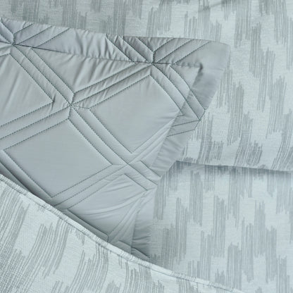 8 PCS DUVET COVER SET GRANDIOS GREY