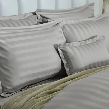 7 PCS DUVET COVER SET GREY DREAMY-25WP