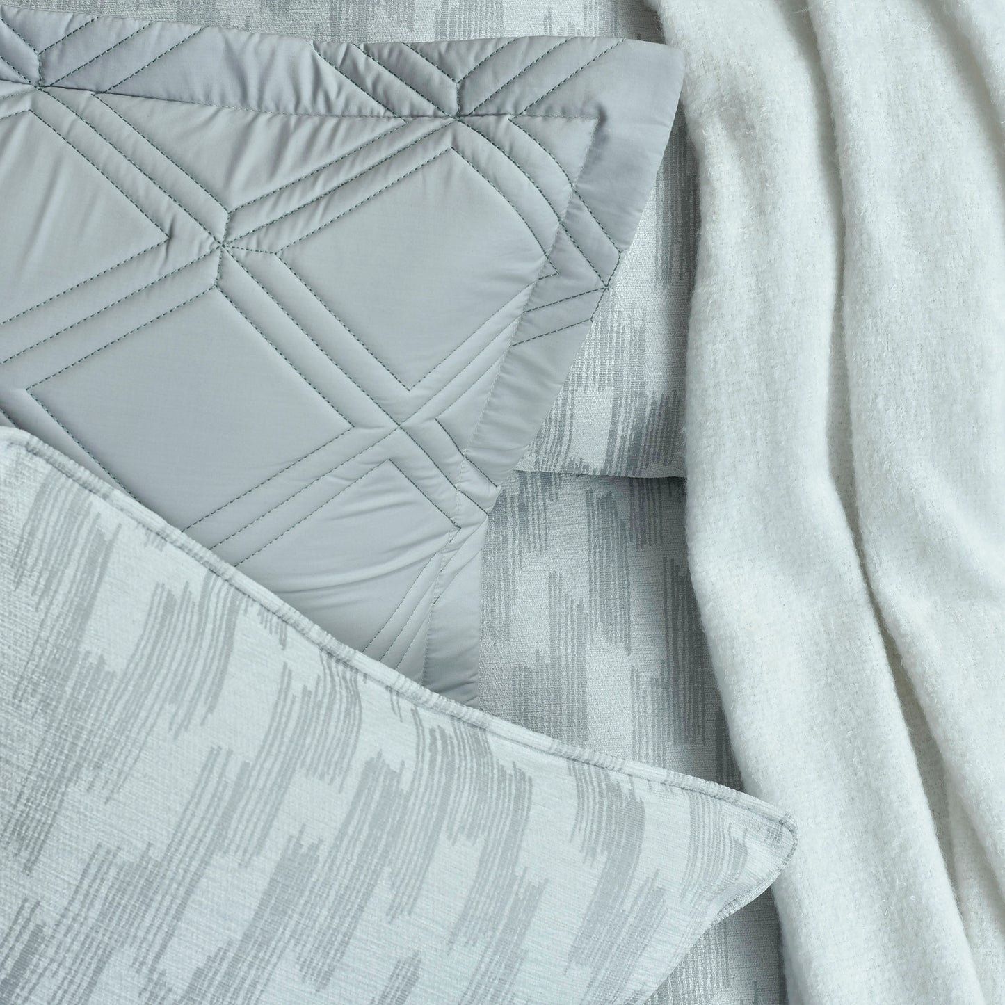 8 PCS DUVET COVER SET GRANDIOS GREY