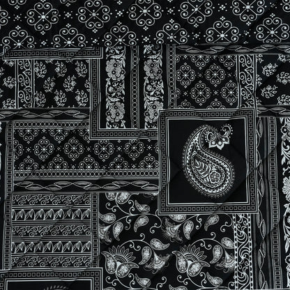 3 PCS BED SPREAD DOUBLE BLOCK PRINT-26-SL