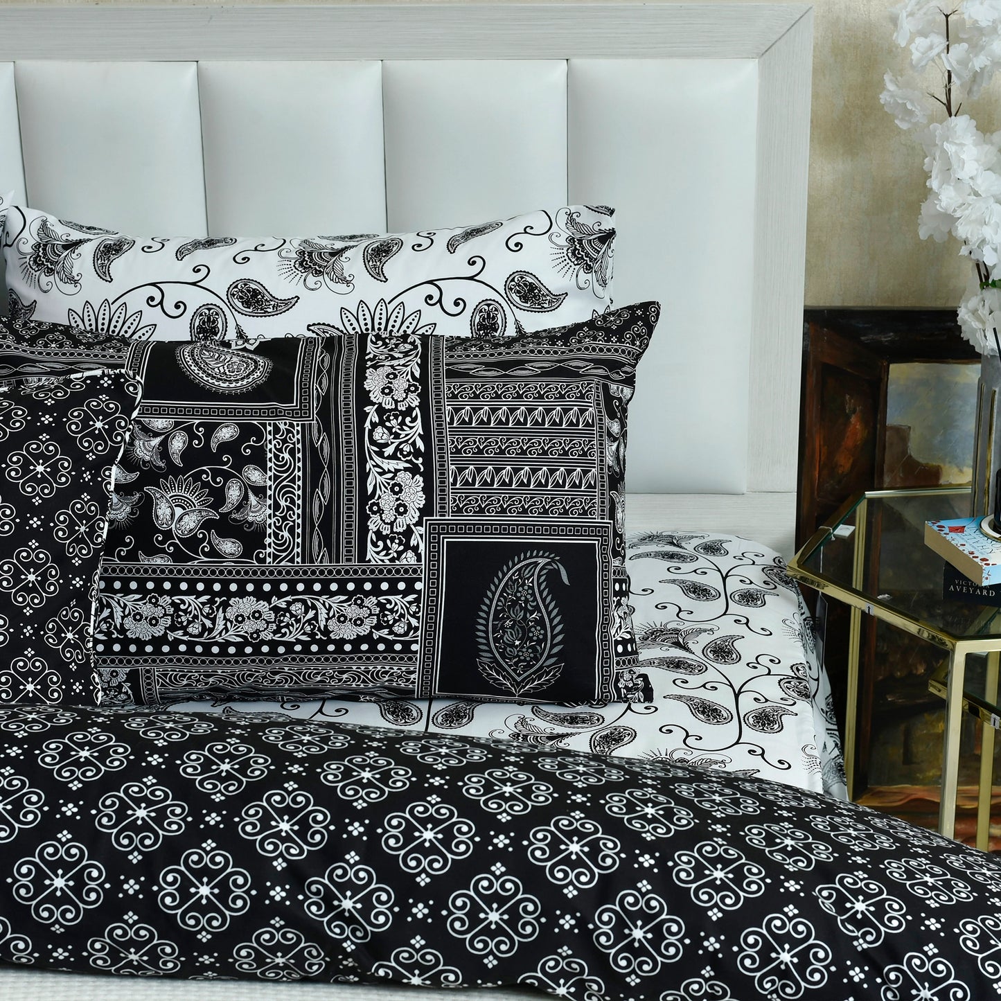 QUILT COVER BLOCK PRINT-26-SL