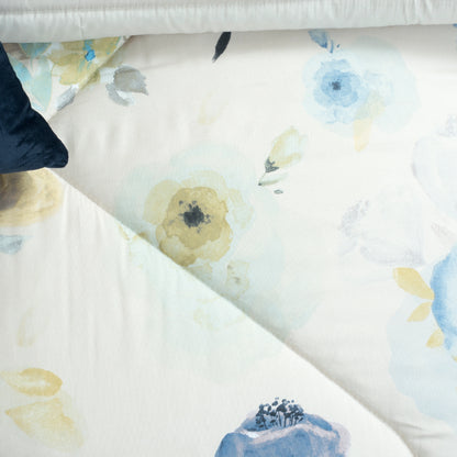 6 PCS COMFORTER SET BLUE GARDEN-26N