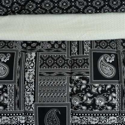 6 PCS COMFORTER BLOCK PRINT-26-SL