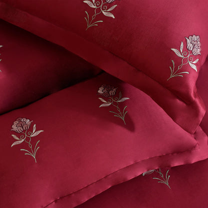 8 PCS COMFORTER SET KING PINK FOLD