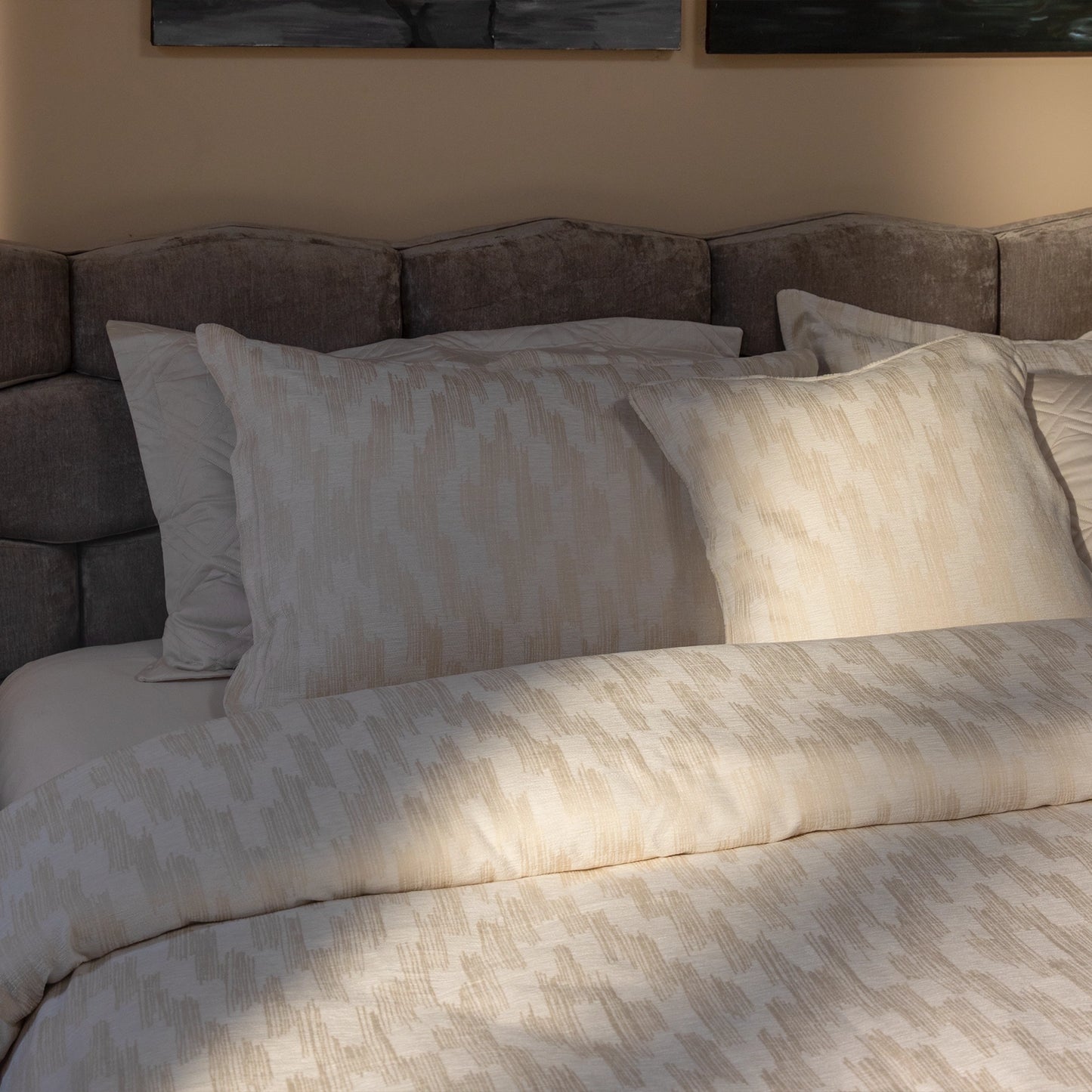 8 PCS DUVET COVER SET GRANDIOS BEIGE