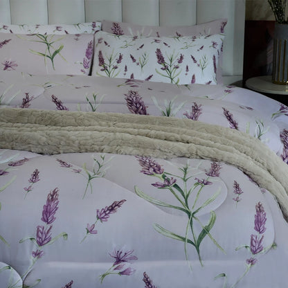6 PCS COMFORTER SET LILAC-25