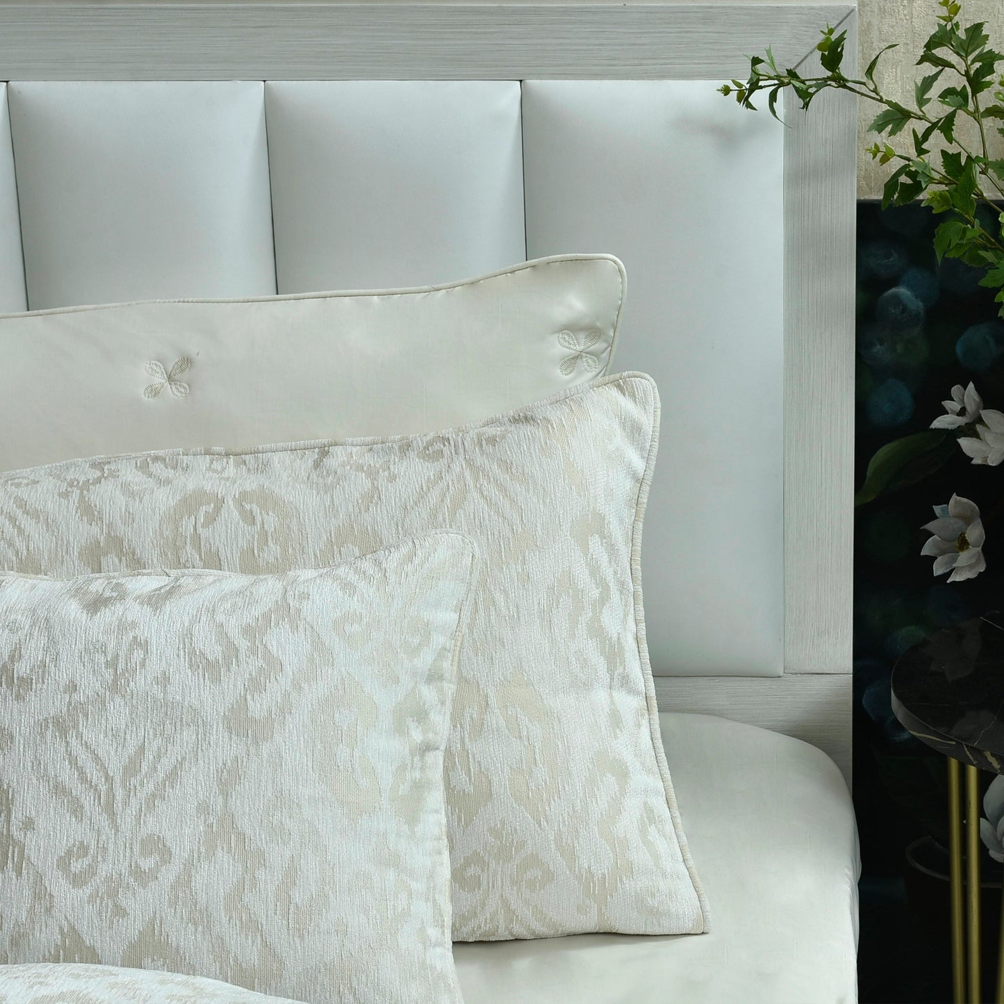 8 PCS DUVET COVER SET VICTORIA BEIGE