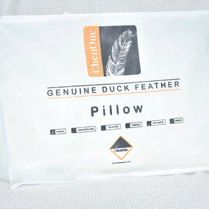 DUCK FEATHER FILLED PILLOW
