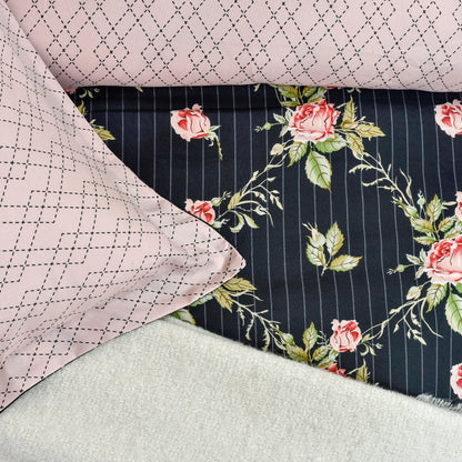 QUILT COVER DAIMOND FLORA-26N