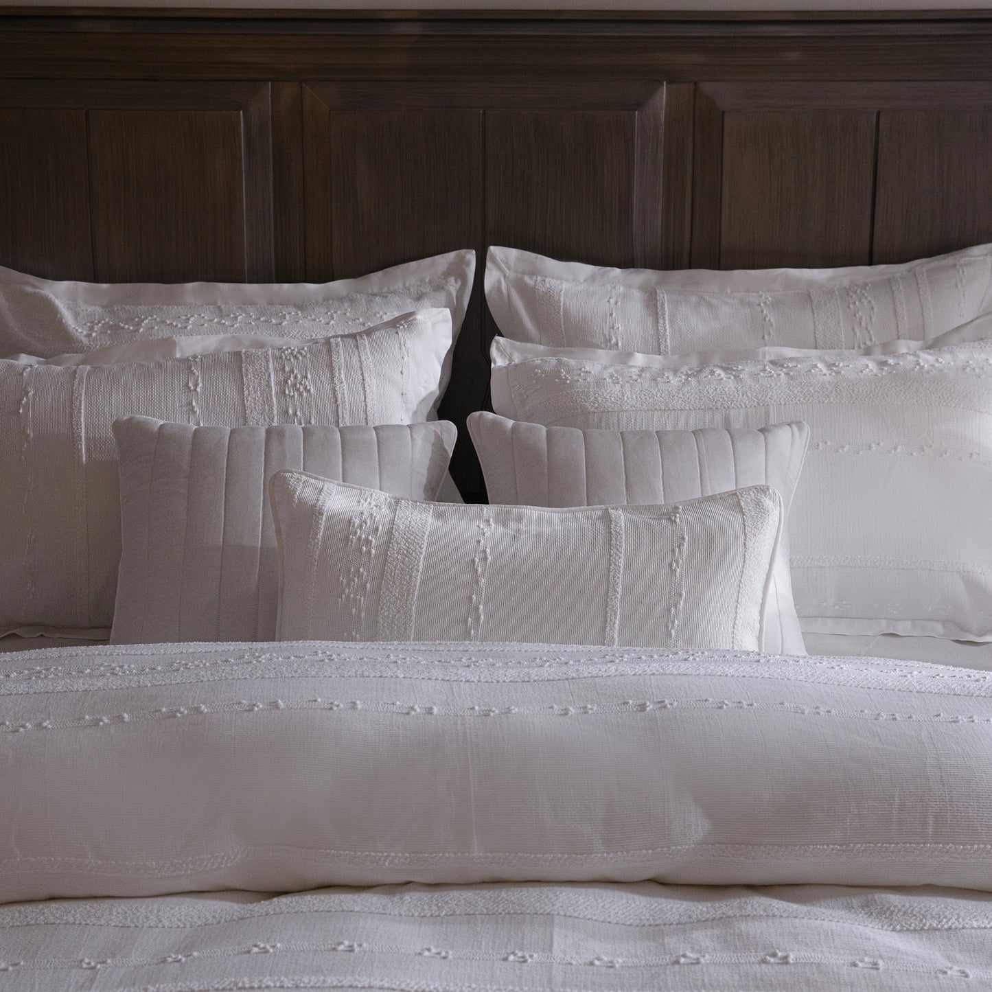 9 PCS DUVET COVER SET PRESTIGE-26 WHITE