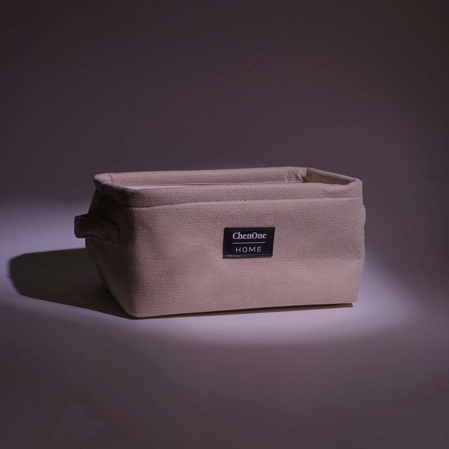 BEIGE STORAGE BASKET